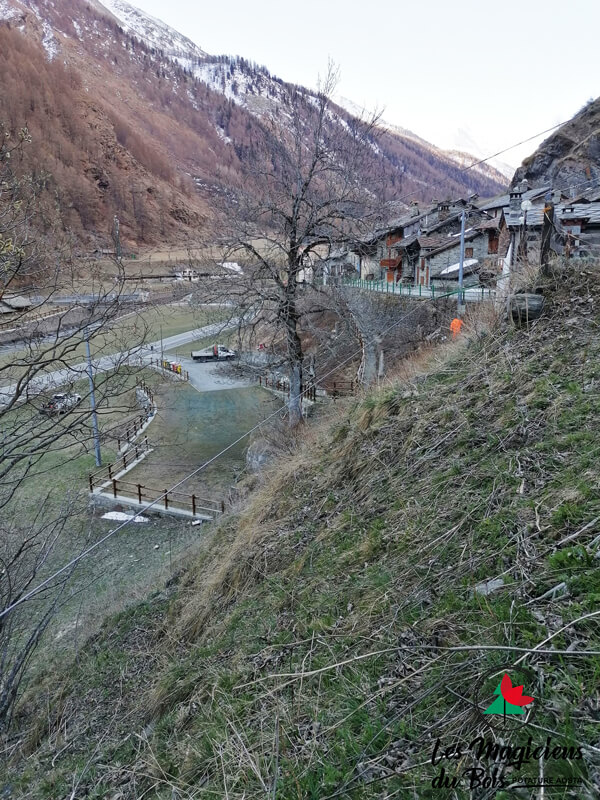 Abbattimento Alberi Aosta Interviene Les Magiciens Du Bois Rheme 02